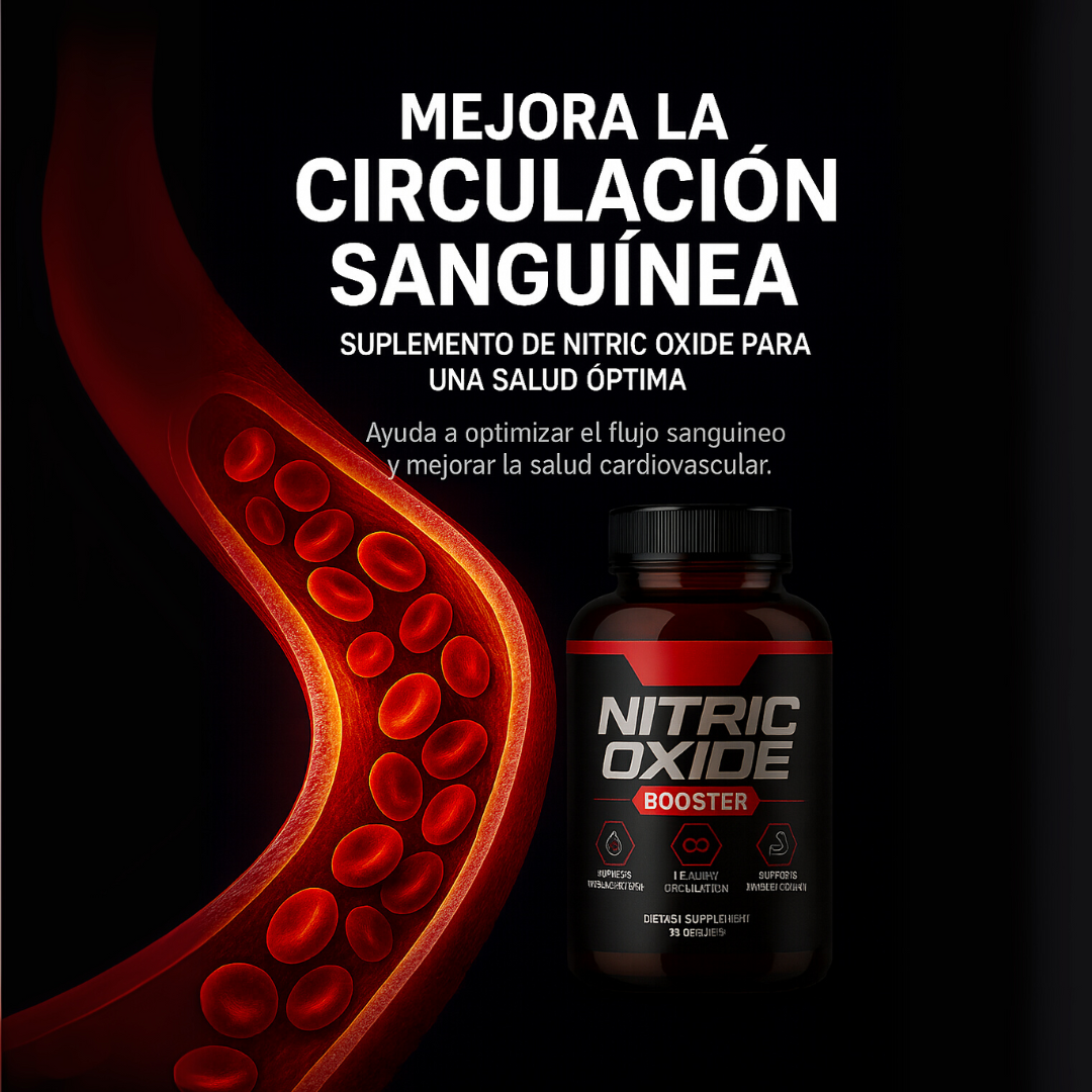 NITRIC OXIDE™ – MÁS FUERZA, MÁS RESISTENCIA ⚡ + ENVÍO GRATIS⚡