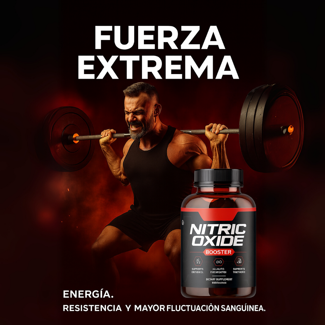 NITRIC OXIDE™ – MÁS FUERZA, MÁS RESISTENCIA ⚡ + ENVÍO GRATIS⚡