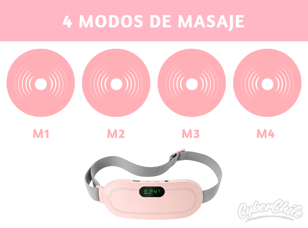 Cinturón Dolor Menstrual Termico Masajes
