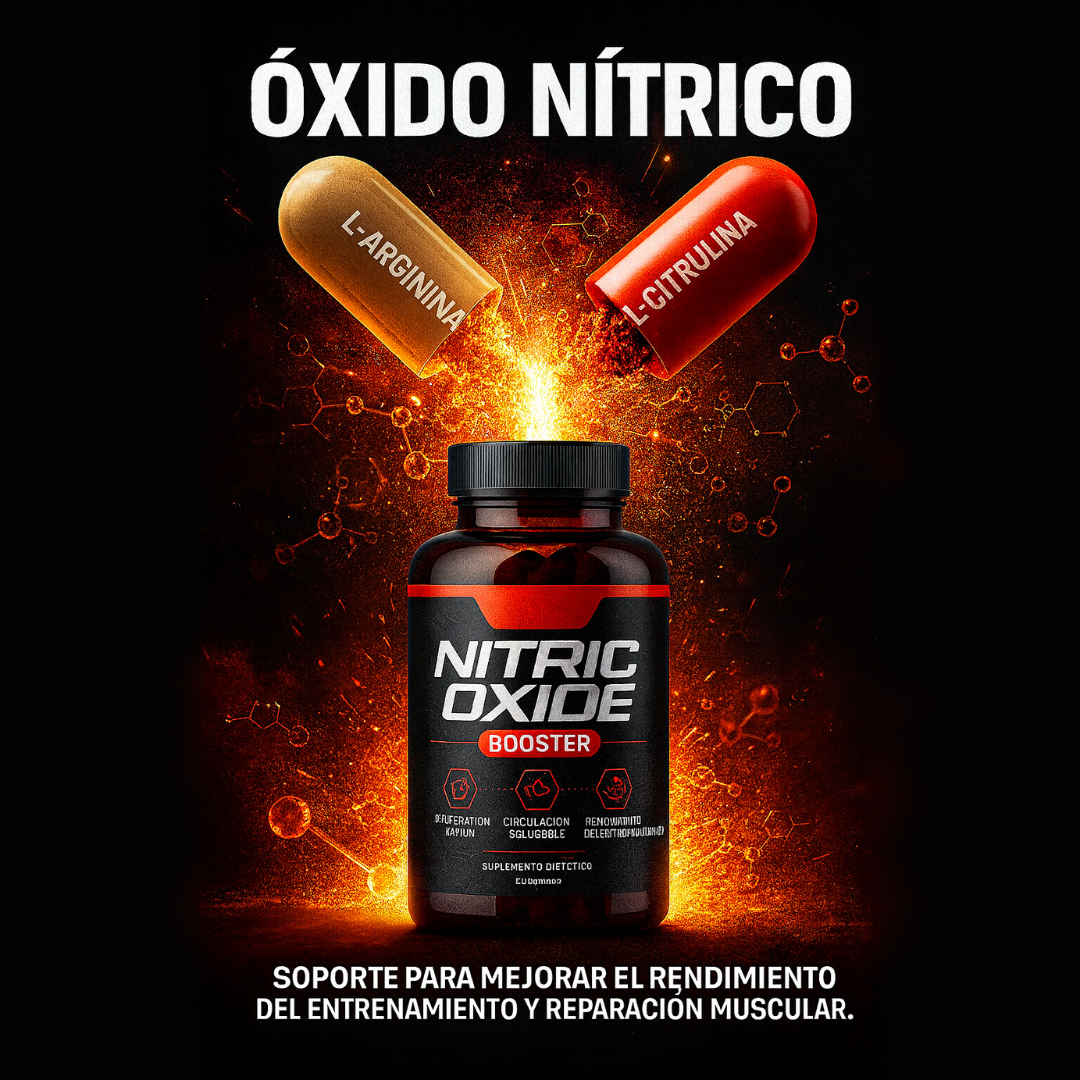 NITRIC OXIDE™ – MÁS FUERZA, MÁS RESISTENCIA ⚡ + ENVÍO GRATIS⚡