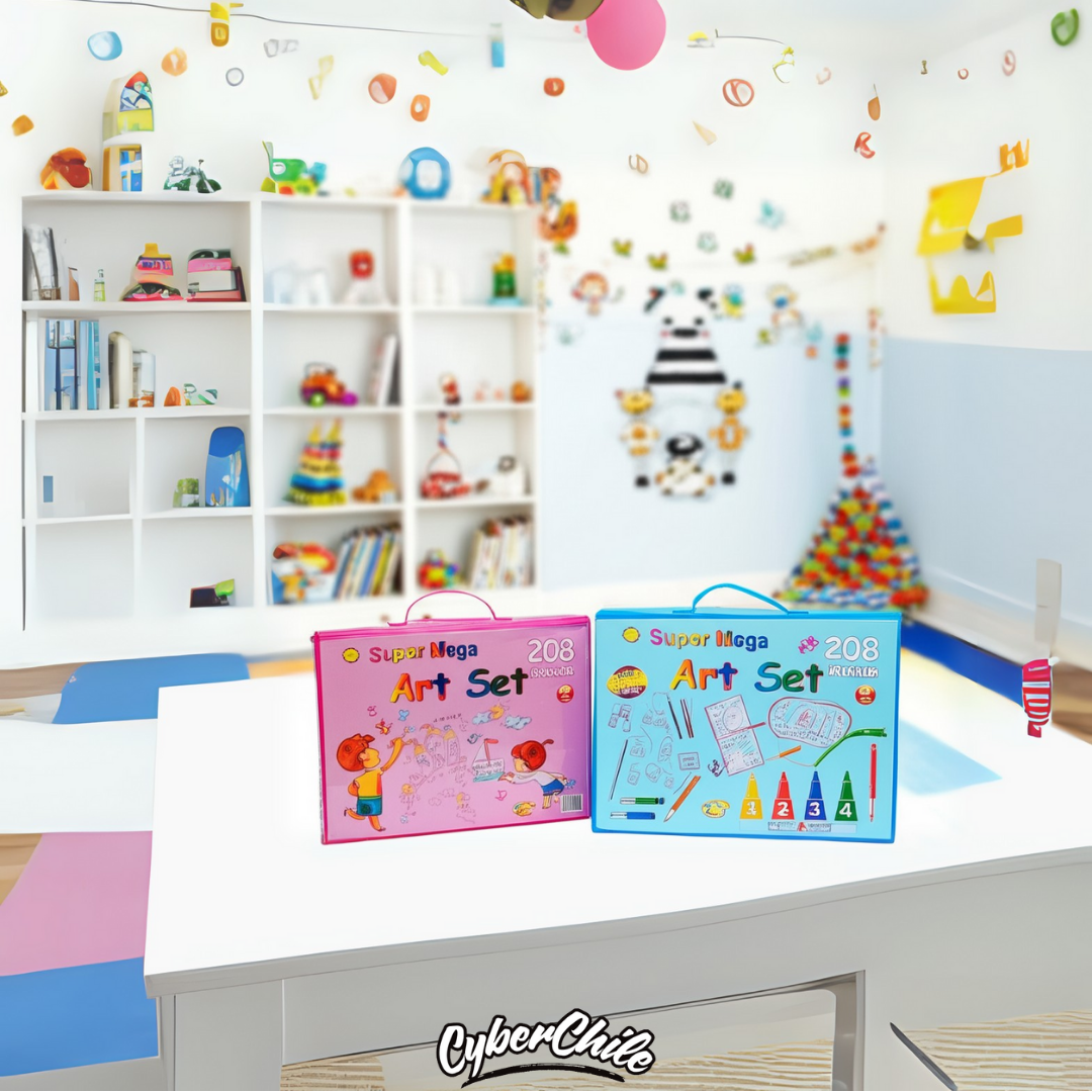 SET DE ARTE " CREA Y SUEÑA ™ " 208 PIEZAS + ENVÍO GRATIS 🎁