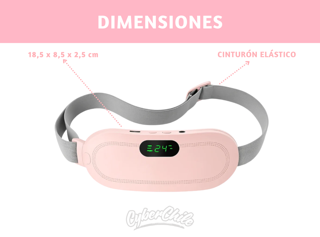 Cinturón Dolor Menstrual Termico Masajes