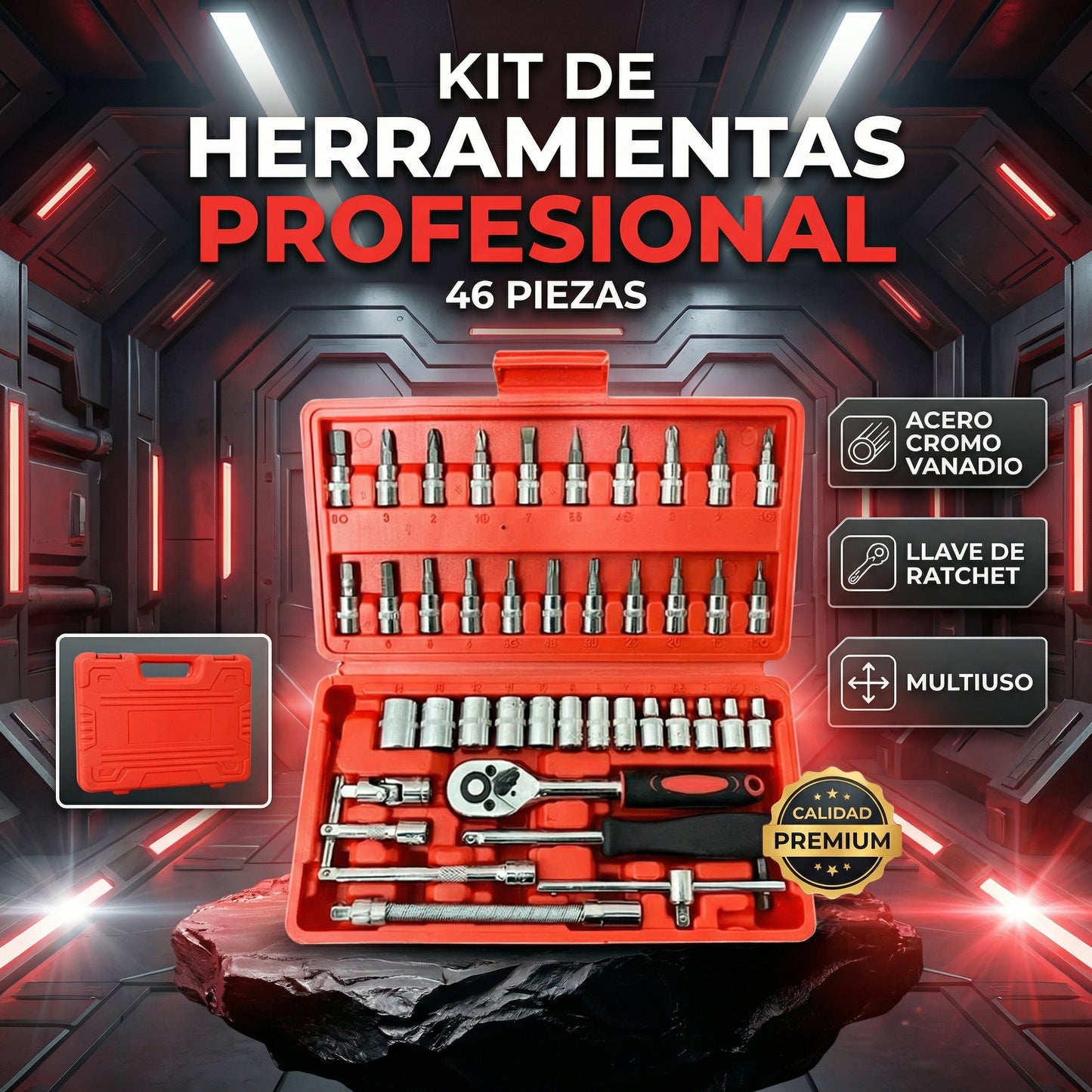 KIT 46 HERRAMIENTAS™ | SOLUCIONA EN MINUTOS®